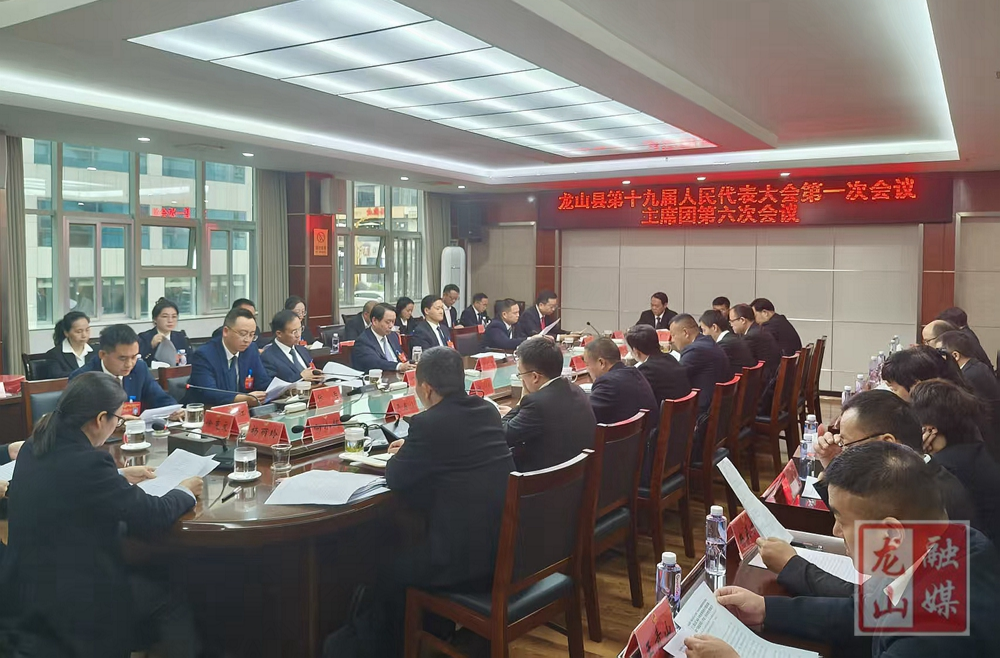 聚焦两会丨龙山县十九届人大一次会议召开主席团第六次会议