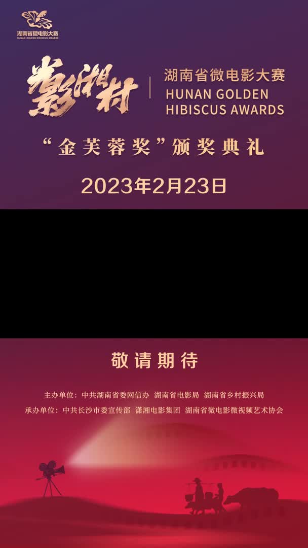 “光影湘村”湖南省微电影大赛“金芙蓉奖”颁奖典礼