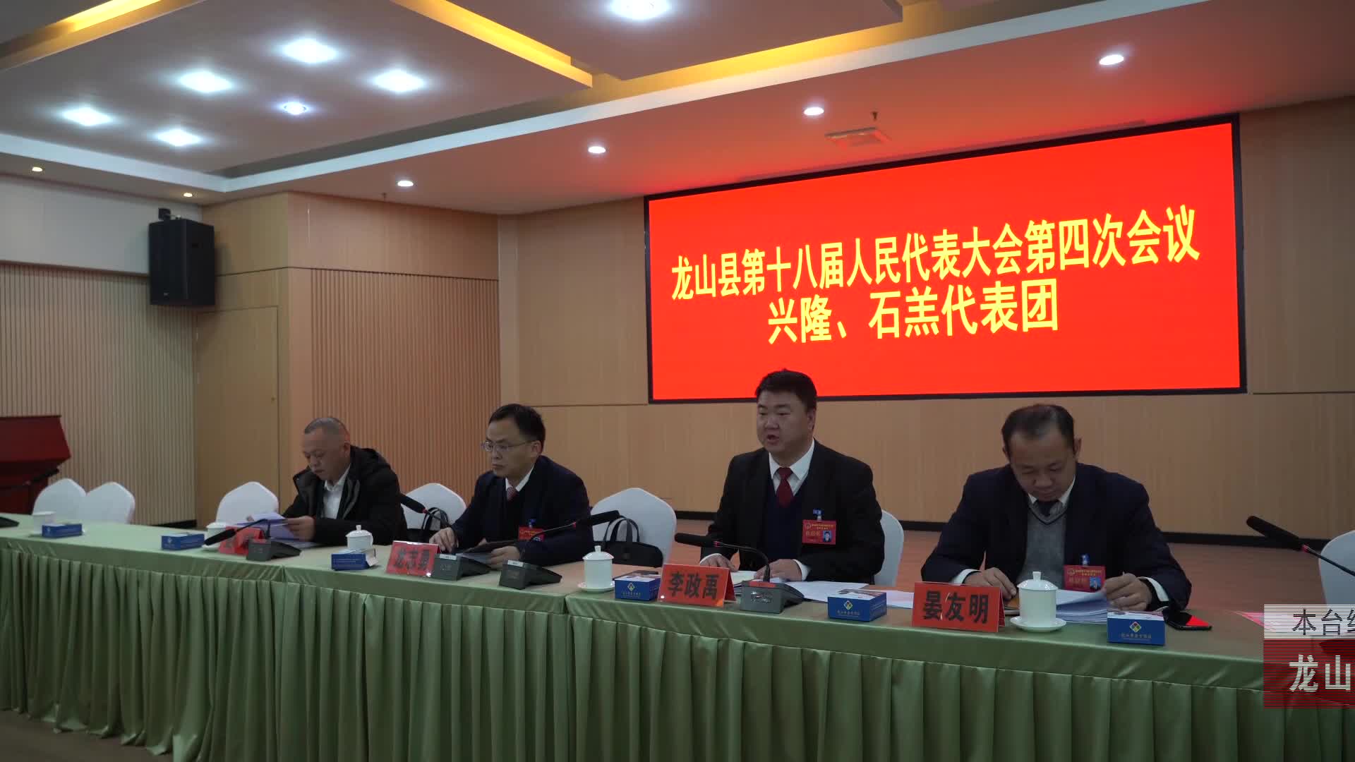 【龙山新闻】龙山县第十八届人民代表大会第四次会议各代表团审议三个报告