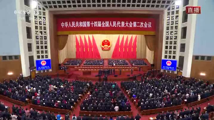 十四届全国人大二次会议开幕 习近平等党和国家领导人出席开幕会