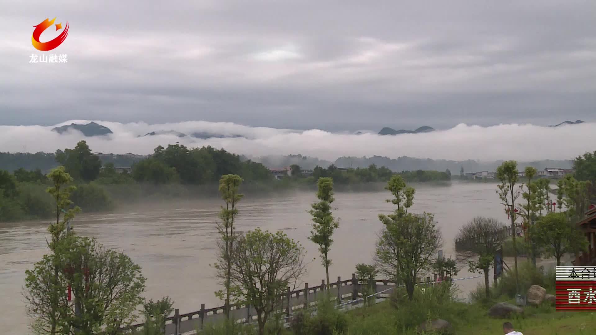 【龙山新闻】酉水河：惊现 “飞龙卧波”云雾景观
